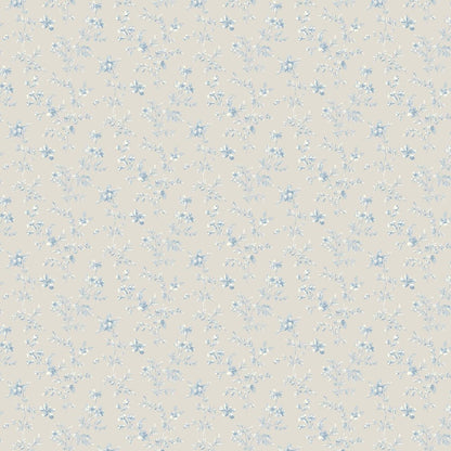 Angsblomma Wallpaper - Blue - Boråstapeter - 3273 - Premier Wallcovering