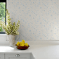 Angsblomma Wallpaper - Blue - Boråstapeter - 3273 - Premier Wallcovering