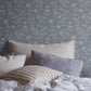 Angsblomma Wallpaper - Dove Blue - Boråstapeter - 3272 - Premier Wallcovering