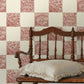 Animal Check Wallpaper - Red Topping - Clarke White - Josephine Munsey - ANI-013-017 - Premier Wallcovering