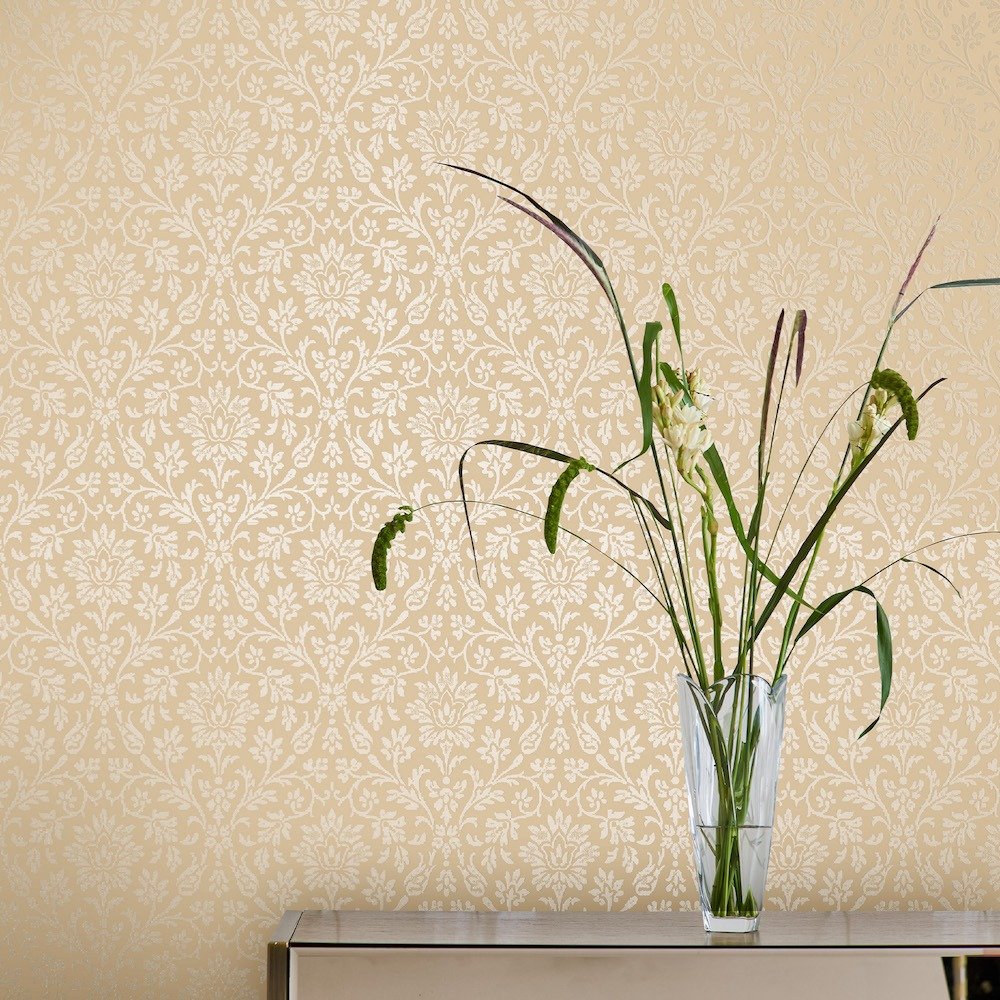 Annecy Wallpaper - Linen - Laura Ashley - 113370 - Premier Wallcovering