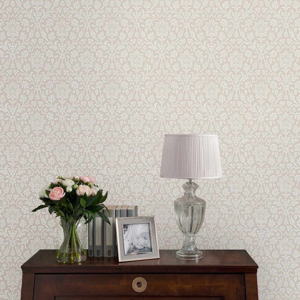 Annecy Wallpaper - Dove Grey - Laura Ashley - 113369 - Premier Wallcovering