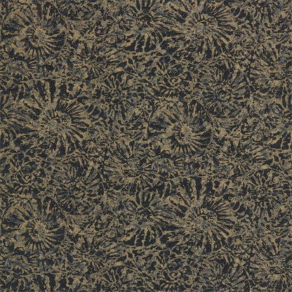 Anthology Ammonite Wallpaper - Charcoal/Brass - Harlequin - EANW112562