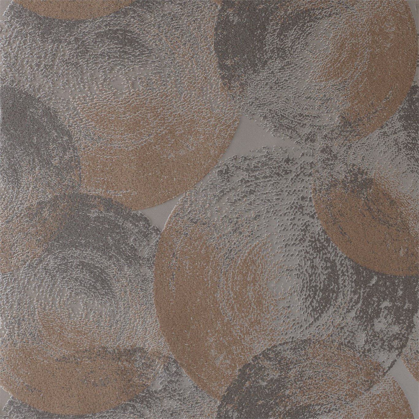 Anthology Ellipse Wallpaper - Copper/Granite - Harlequin - EANT111129