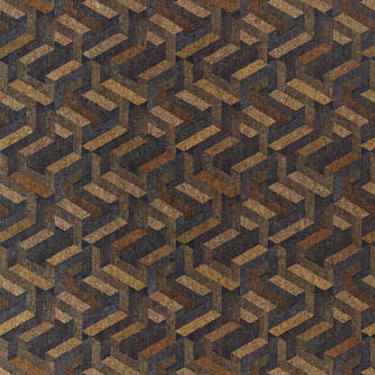 Anthology Escheresque Wallpaper - Charcoal/Natural - EANW112582 - Harlequin - Premier Wallcovering