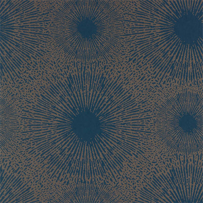 Anthology Perlite Wallpaper - Lapis / Copper Ore - EVIW112068 - Harlequin - Premier Wallcovering