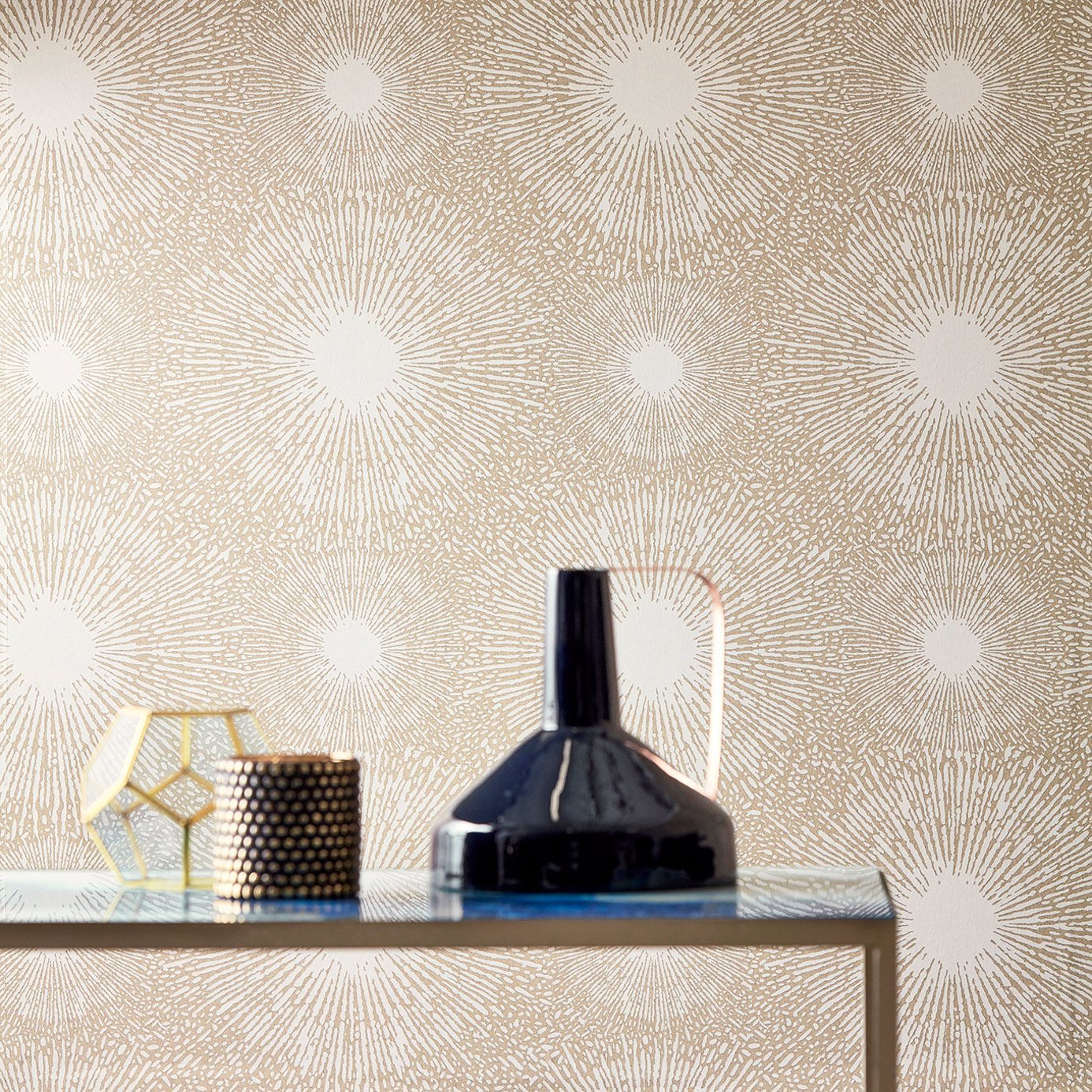 Anthology Perlite Wallpaper - Lapis / Copper Ore - Harlequin - EVIW112068