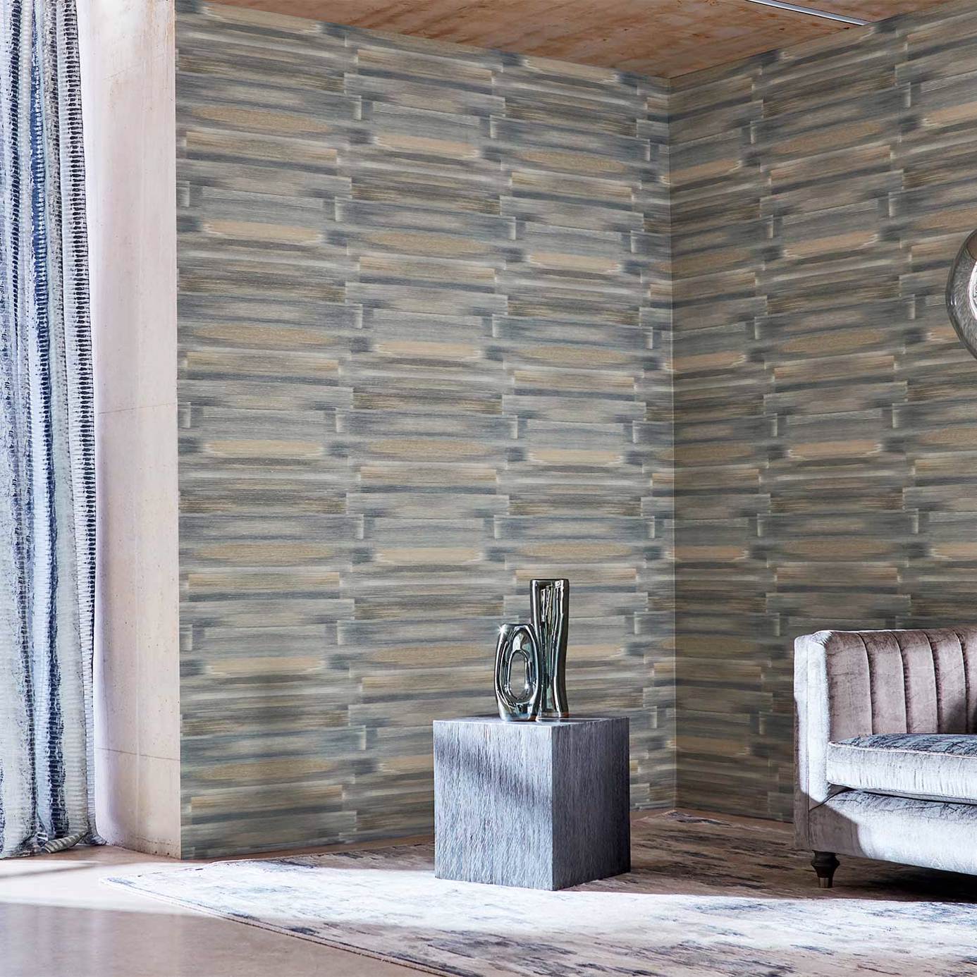 Anthology Refraction Wallpaper - Pebble/Shell - Harlequin - EANW112589