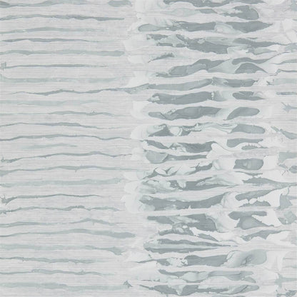Anthology Ripple Stripe Wallpaper - Steel - Harlequin - EANW112577