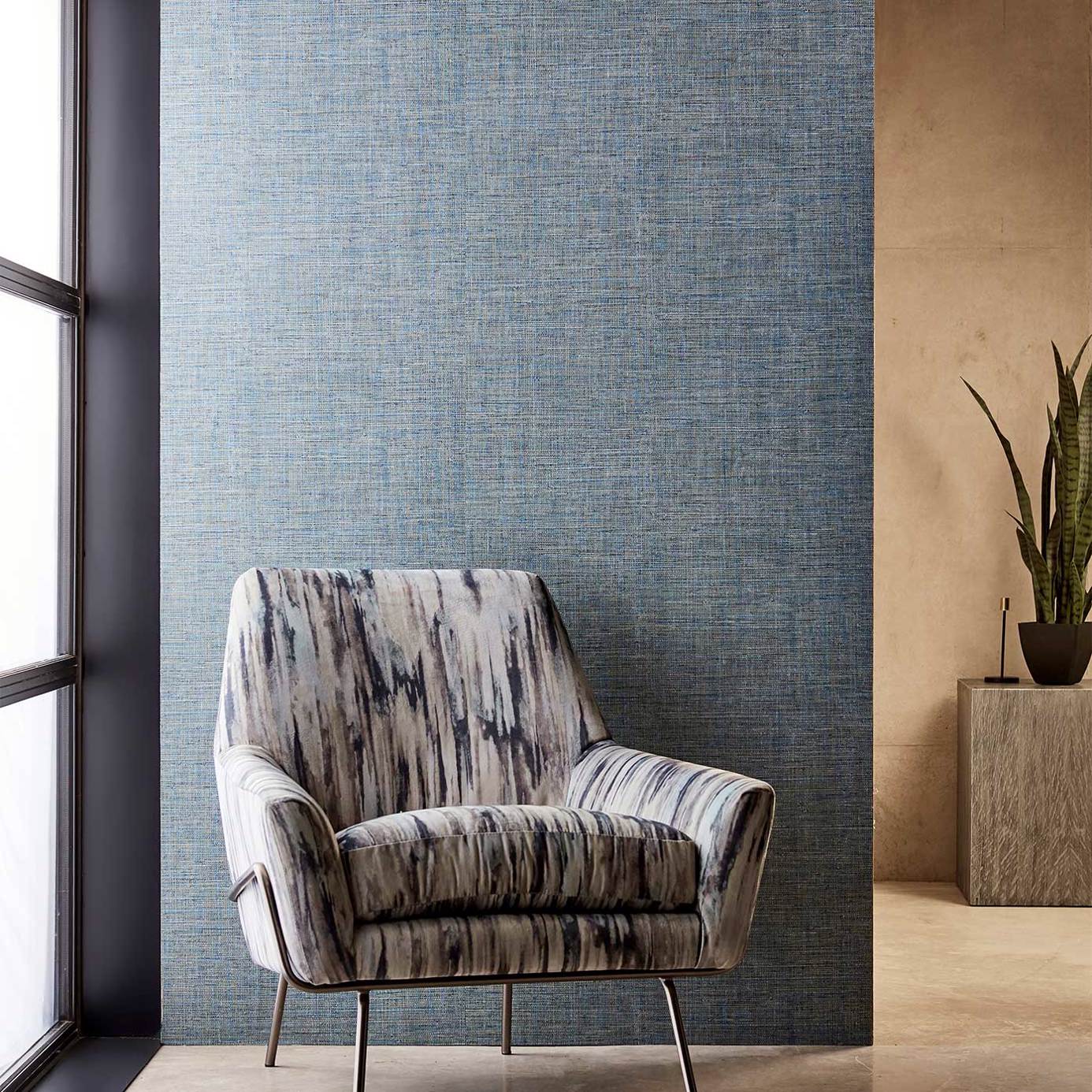 Anthology Seri Raphia Wallpaper - Stone - Harlequin - EANW112597