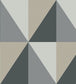 Apex Grand Wallpaper - Grey, Charcoal & Metallic Gilver - 105/10043 - Cole & Son - Premier Wallcovering