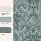 Apolline Wallpaper - Jade Green - Laura Ashley - 119842 - Premier Wallcovering
