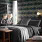 Aqueous Wallpaper - Teal - Clarke & Clarke - W0147/04 - Premier Wallcovering