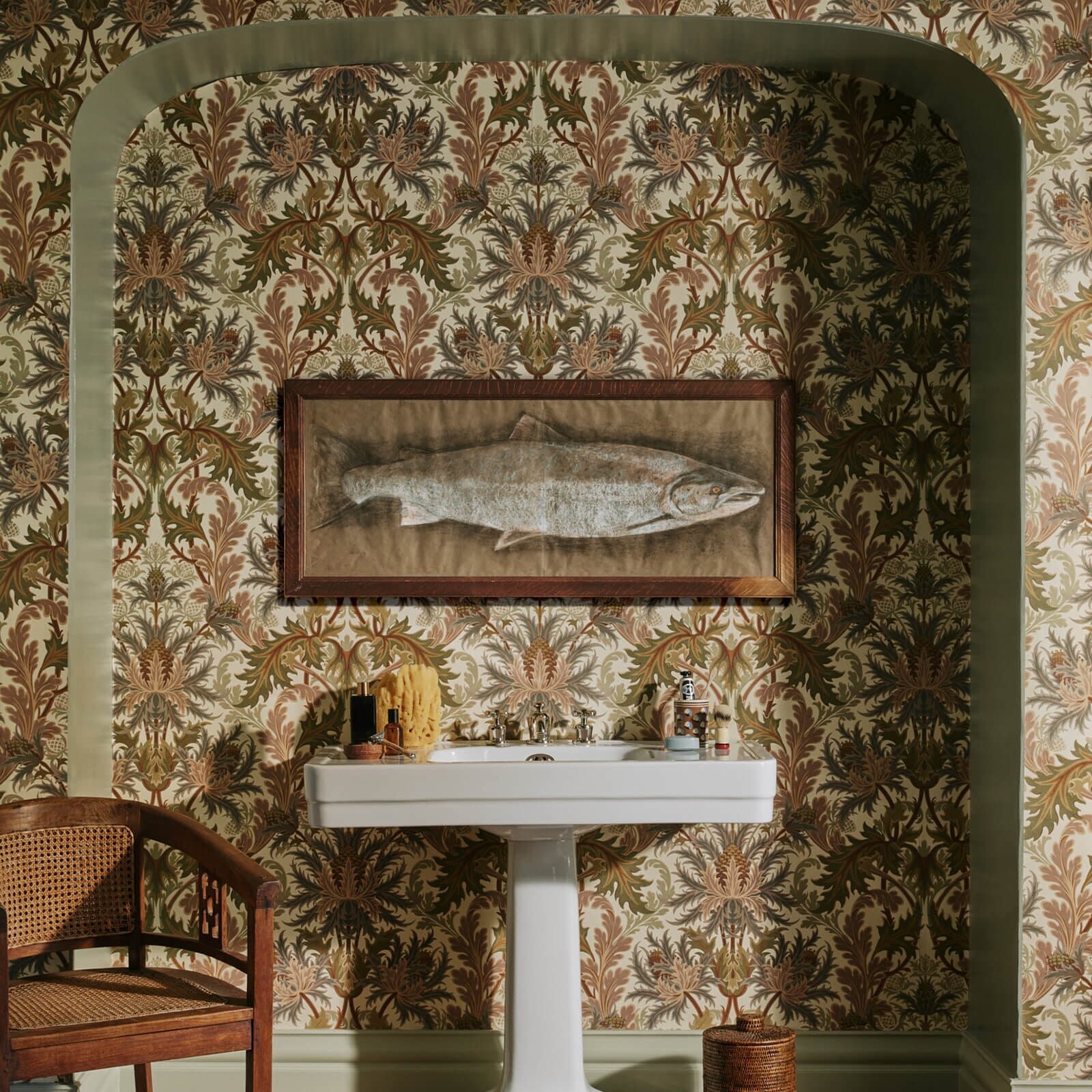 Aquifolia Wallpaper - Ecru - House of Hackney - 1-WA-AQF-DI-ECR-XXX