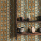 Arber Stripe Wallpaper - Brown and Blue - Josephine Munsey - JMW-104831 - Premier Wallcovering