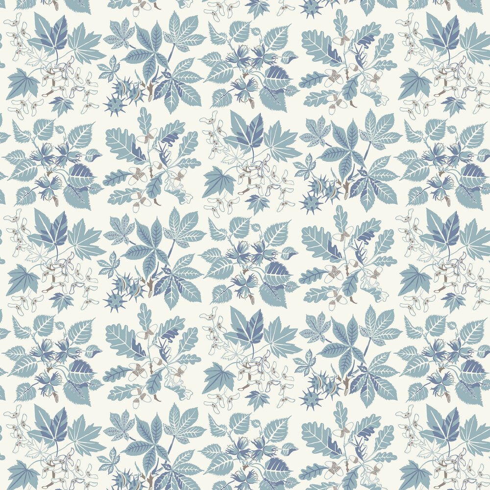 Arboretum Wallpaper - Blue - Boråstapeter - 5834 - Premier Wallcovering