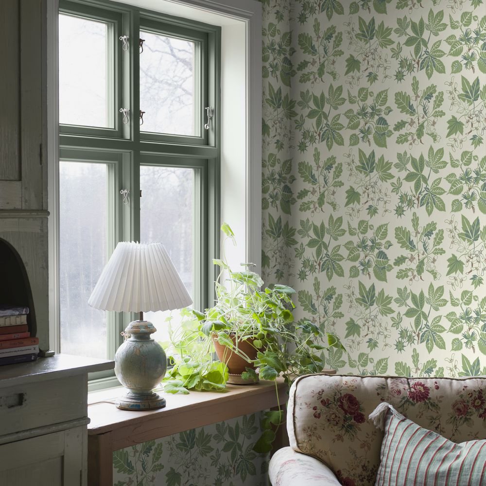 Arboretum Wallpaper - Green - Boråstapeter - 5832 - Premier Wallcovering