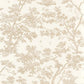 Arbre Les Belles Toiles De Jouy Wallpaper - Beige Lin - Casadeco - 81521122 - Premier Wallcovering