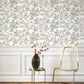 Arbre Les Belles Toiles De Jouy Wallpaper - Noir Fusain - Casadeco - 81529889 - Premier Wallcovering