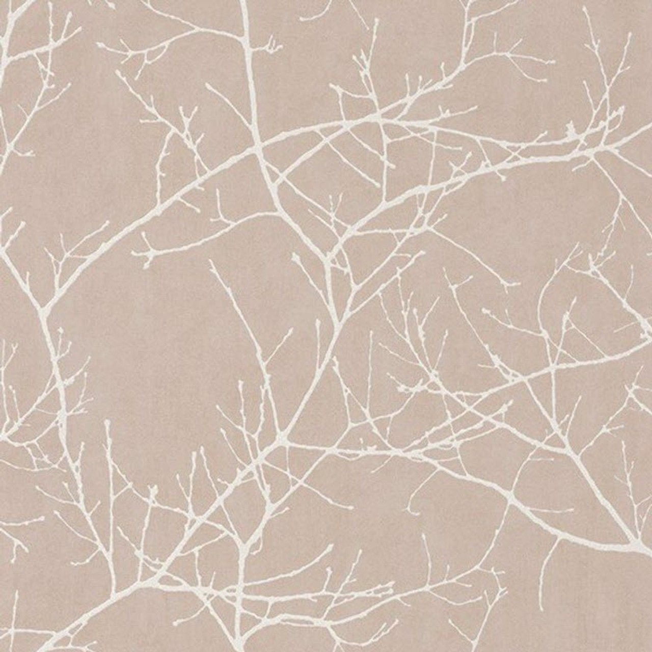 Arbre Riverside Wallpaper - Rose Nude - Casadeco - 16964198 - Premier Wallcovering