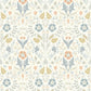 Archibald Arts and Crafts Wallpaper - Bleu Givre - Casadeco - 86336105 - Premier Wallcovering