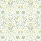 Archibald Arts and Crafts Wallpaper - Vert Amande - Casadeco - 86337108 - Premier Wallcovering