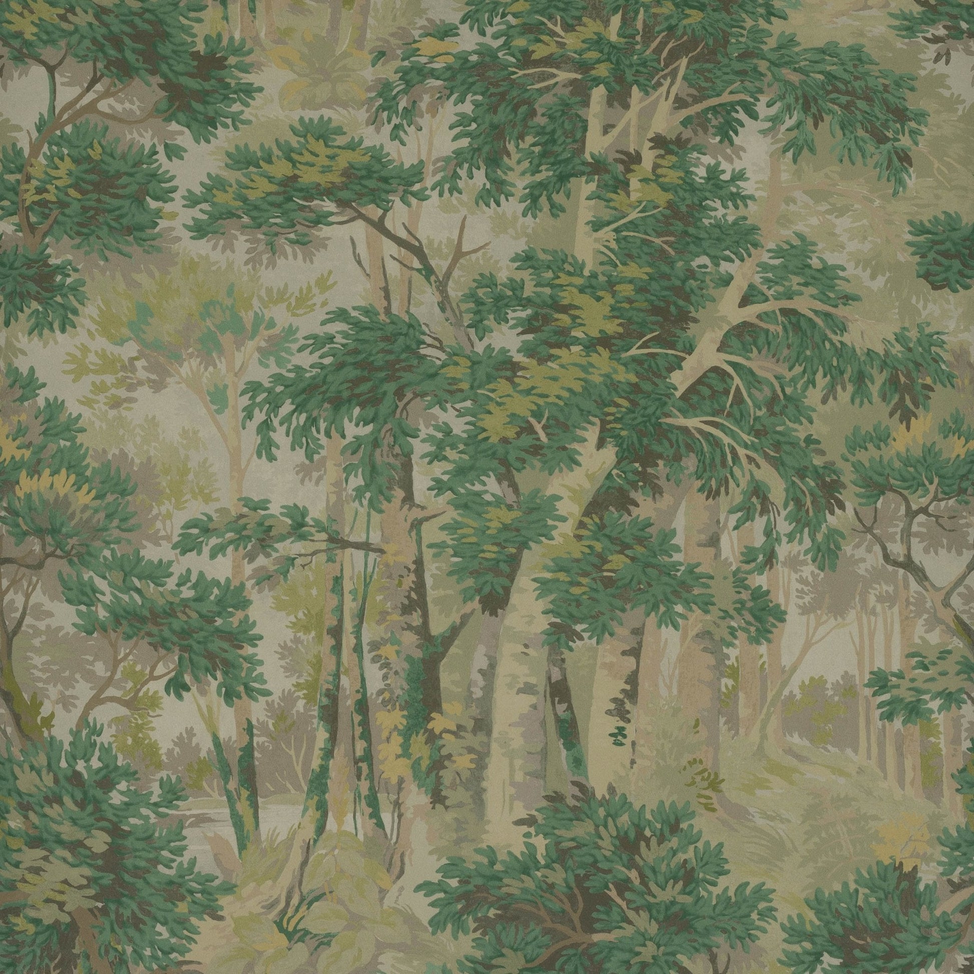 Arden Wallpaper - Leaf Green - Colefax & Fowler - W7016 - 02 - Premier Wallcovering