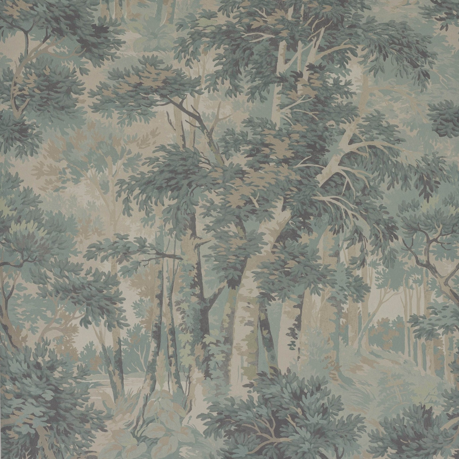 Arden Wallpaper - Old Blue - Colefax & Fowler - W7016 - 01 - Premier Wallcovering