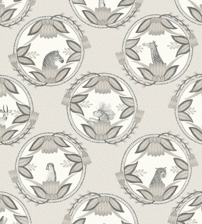 Ardmore Cameos Wallpaper - Grey - 109/9044 - Cole & Son - Premier Wallcovering