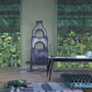 Arjuna Leaf With Peacock Wallpaper - Viridian - PDG1069/01 - Designers Guild