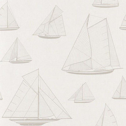 Armada Rivage Wallpaper - Beige - Casadeco - 84021126 - Premier Wallcovering