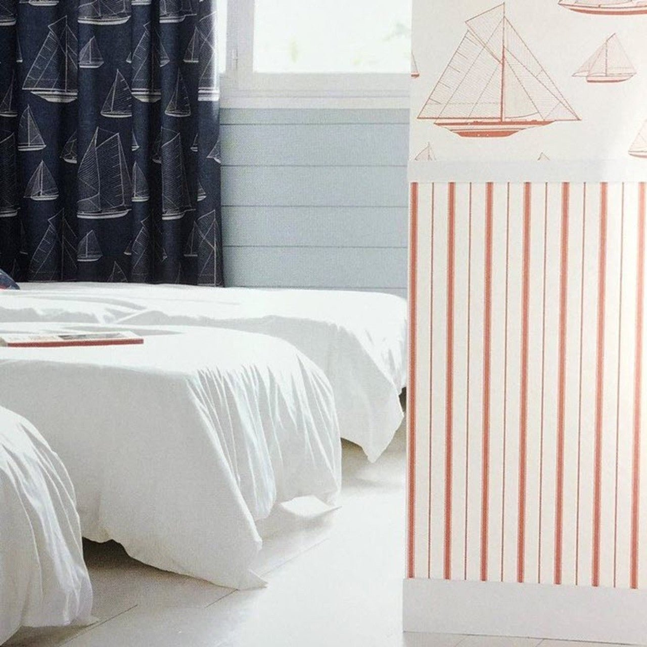 Armada Rivage Wallpaper - Beige - Casadeco - 84021126 - Premier Wallcovering