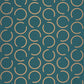 Around The Clock Wallpaper - Bleu Canard - Caselio - 102906025