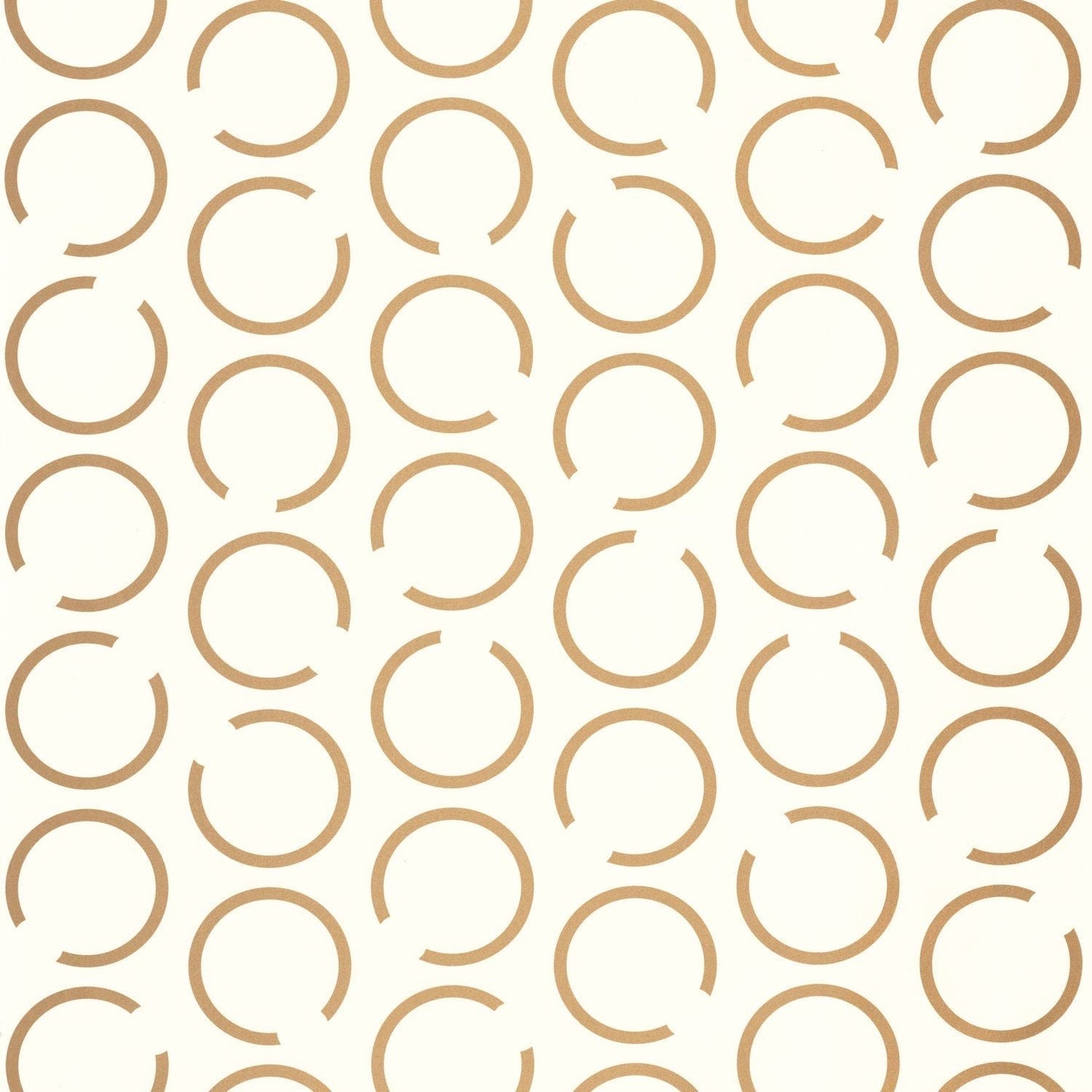 Around The Clock Wallpaper - Blanc - Caselio - 102900020