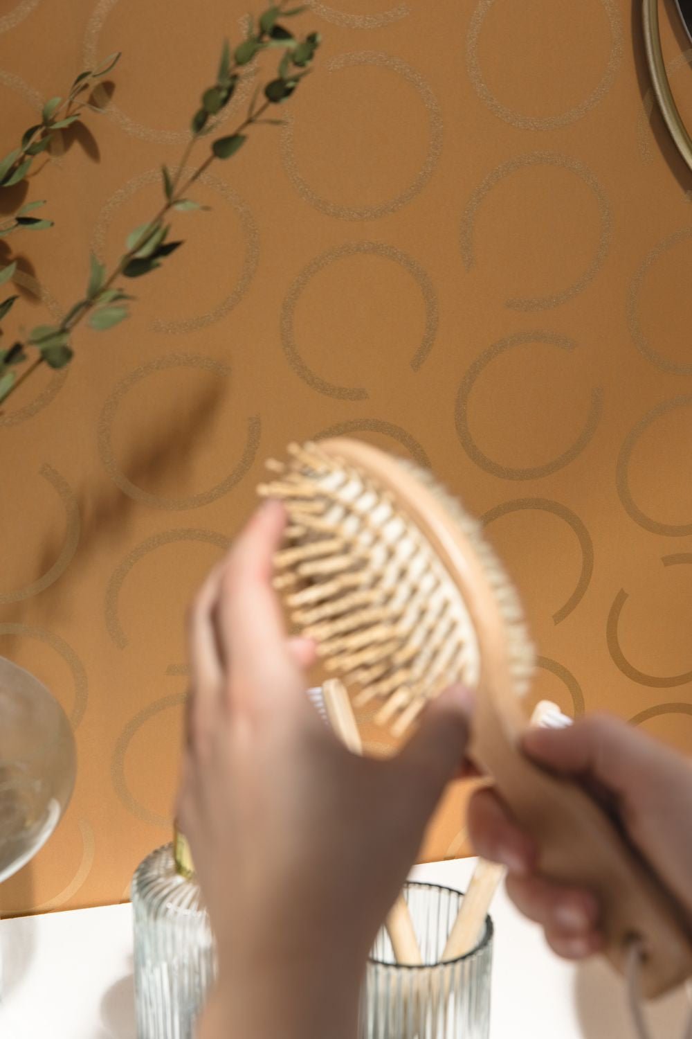 Around The Clock Wallpaper - Camel - Caselio - 102902024