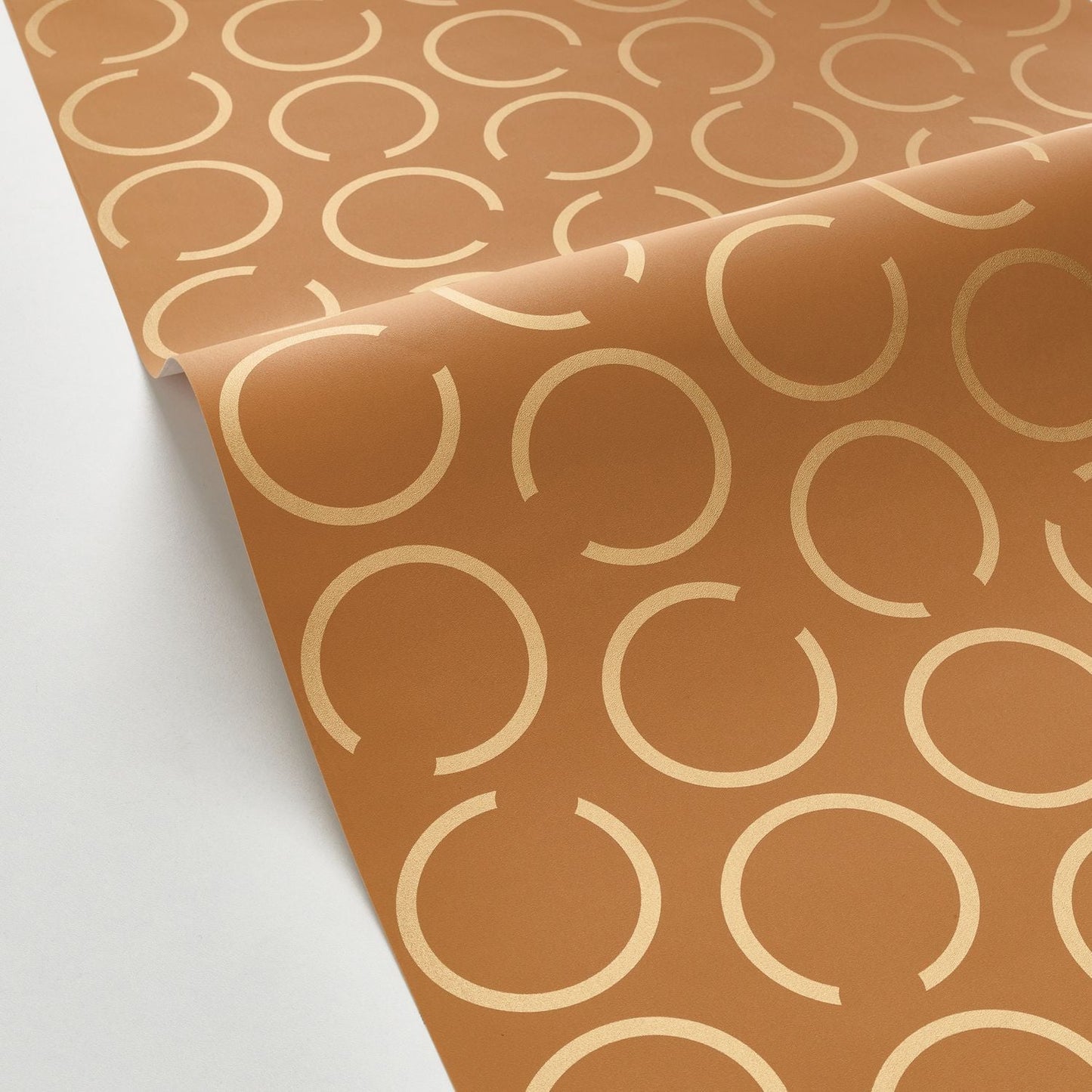 Around The Clock Wallpaper - Camel - Caselio - 102902024