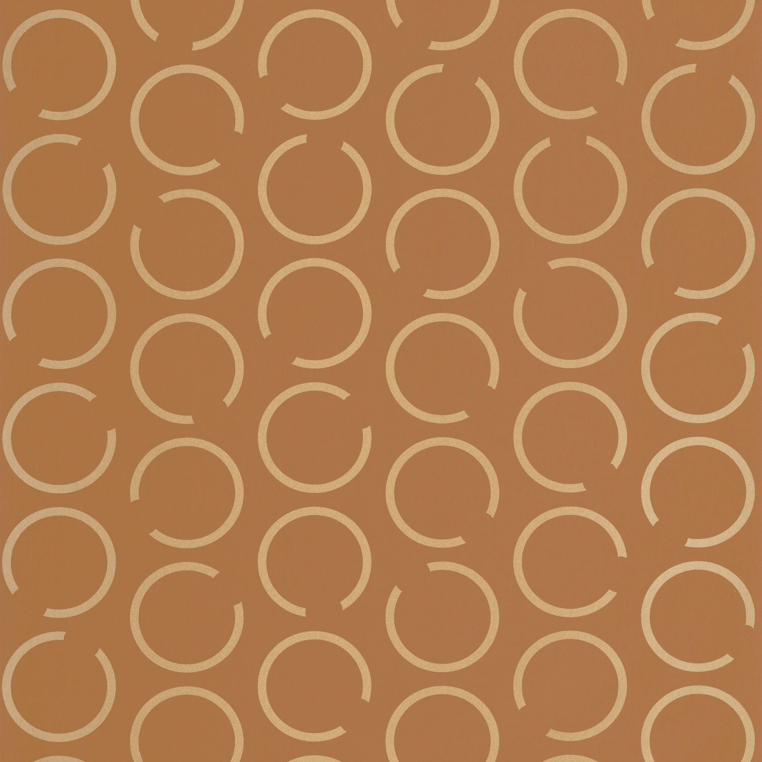 Around The Clock Wallpaper - Camel - Caselio - 102902024