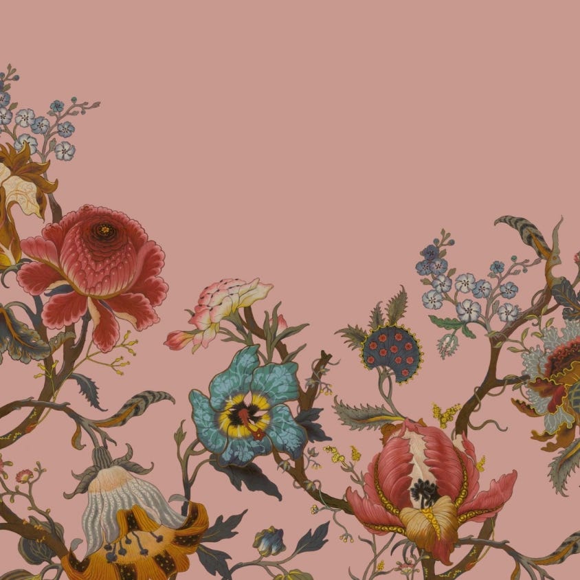 Artemis Climbing Walls Wallpaper - Blush - House of Hackney - 1-WA-ART-DI-BLS-PBL