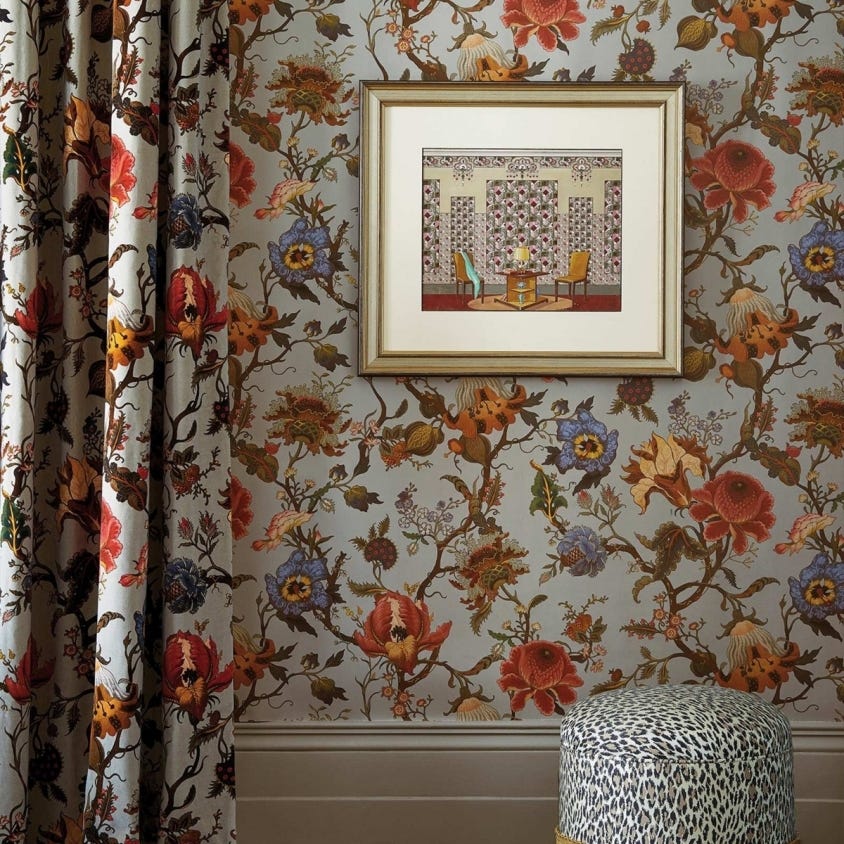 Artemis Wallpaper - House of Hackney - 1 - WA - ART - DI - GRY - XXX - Premier Wallcovering