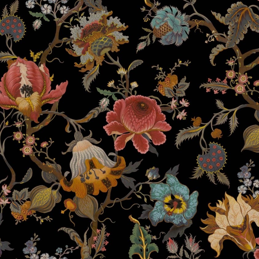 Artemis Wallpaper - House of Hackney - 1 - WA - ART - DI - BLK - XXX - Premier Wallcovering