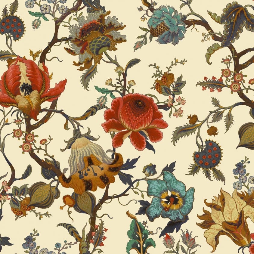 Artemis Wallpaper - Ecru - House of Hackney - 1-WA-ART-DI-ECR-XXX