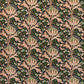 Artichoke Velvet Fabric - Inky Fingers/Blush - Morris & Co - 227002 - Premier Wallcovering