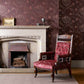 Artichoke Wallpaper - Wine - 210355 - Morris & Co - Premier Wallcovering