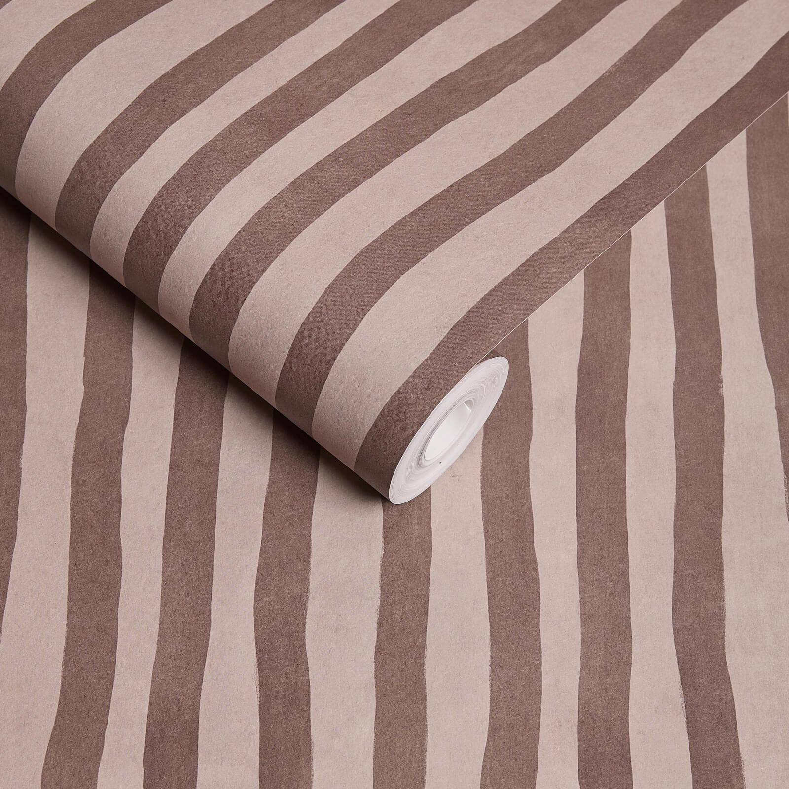 Artist's Stripe Wallpaper - Carnelian - House of Hackney - 1-WA-ATS-DI-CRN-XXX