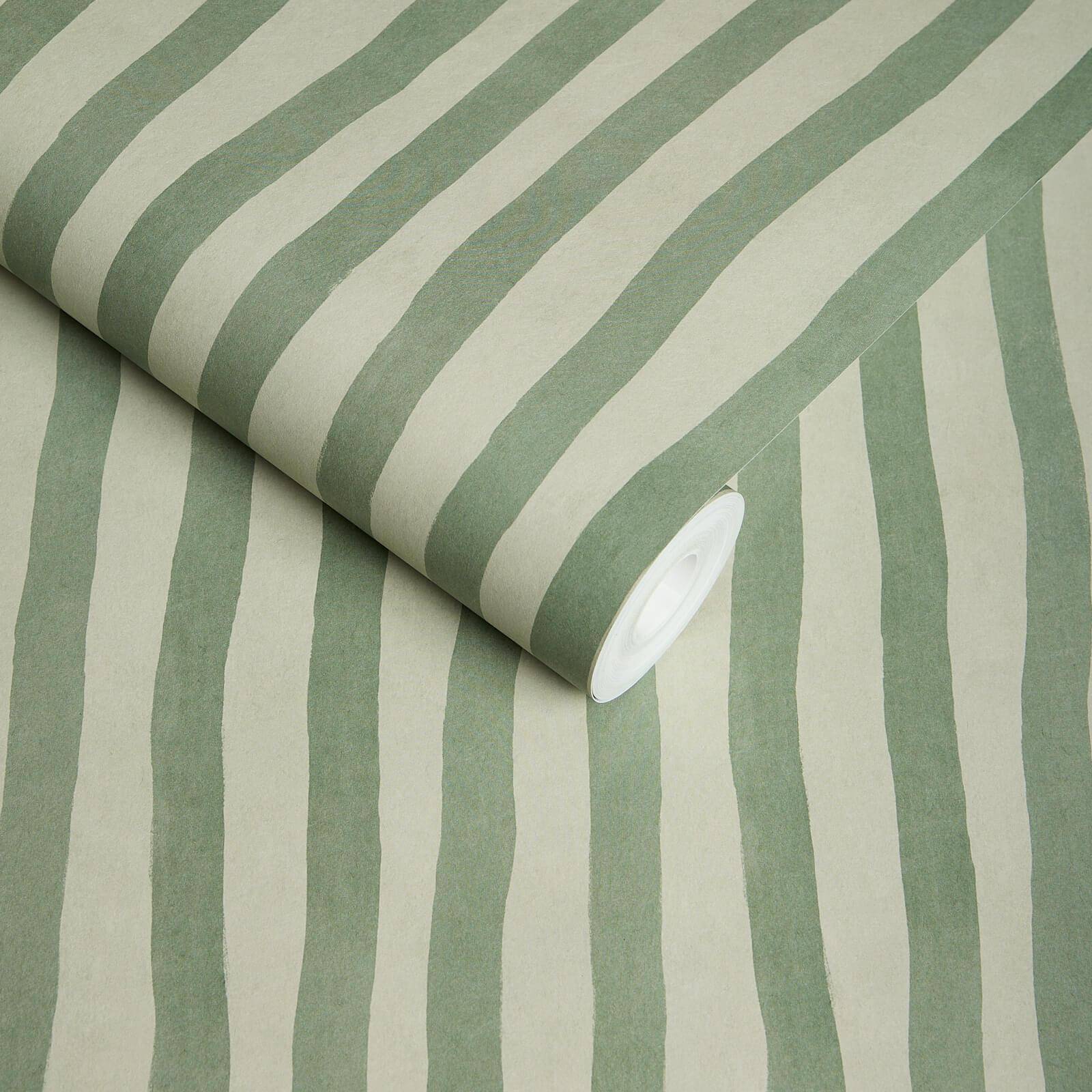 Artist's Stripe Wallpaper - Opal - House of Hackney - 1-WA-ATS-DI-MYO-XXX
