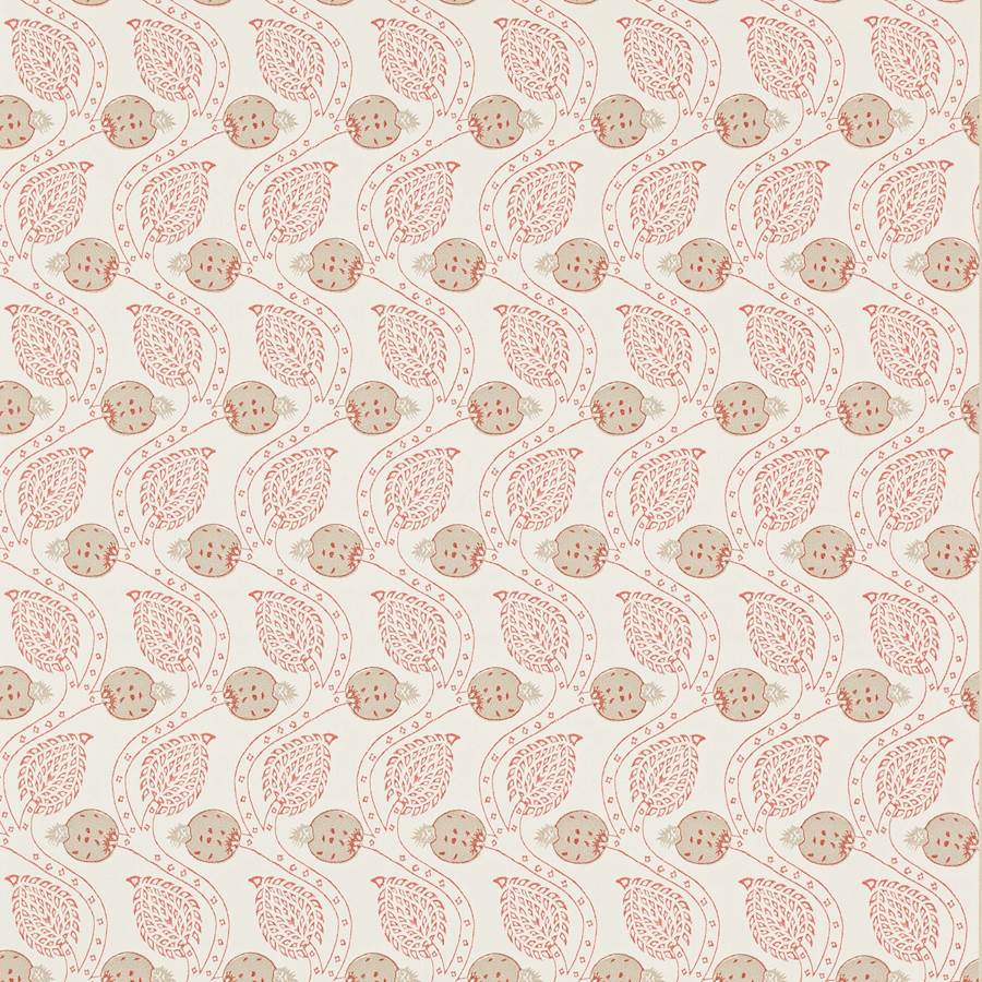 Ashmead Wallpaper - Tomato - Colefax & Fowler - W7007 - 03 - Premier Wallcovering