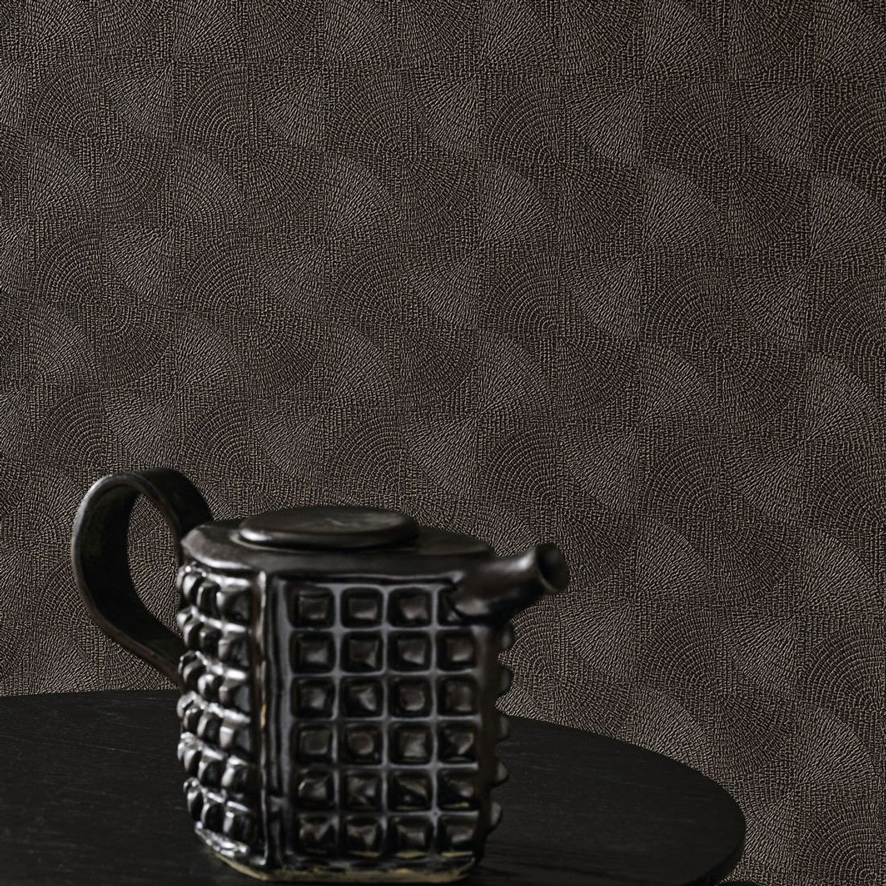 Asterios Solaris Wallpaper - Noir Fusain - Casadeco - 201889999 - Premier Wallcovering