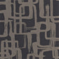 Asuka Wallpaper - Gold/Onyx - HMOW110906 - Harlequin - Premier Wallcovering