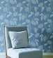 Atwood Wallpaper - Navy - Colefax & Fowler - 07141/04 - Premier Wallcovering