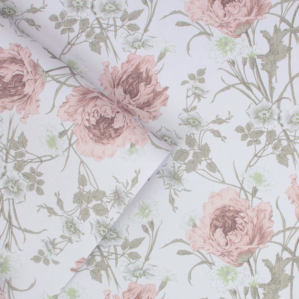 Aurelie Wallpaper - Natural - Laura Ashley - 113395 - Premier Wallcovering